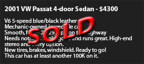 audi sold